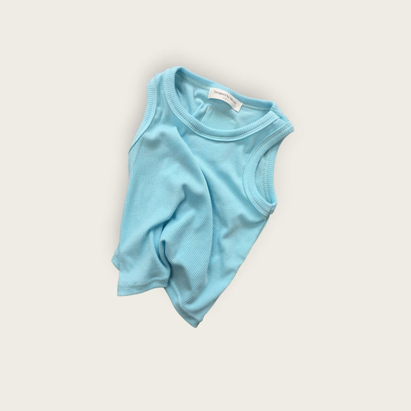 Moran - Korean Children Fashion - #littlefashionista - Rib Tank Sleeveless Top - 6