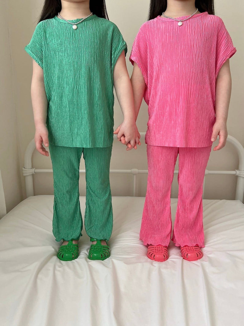 Moran - Korean Children Fashion - #Kfashion4kids - Vivid Bootcut Set - 4