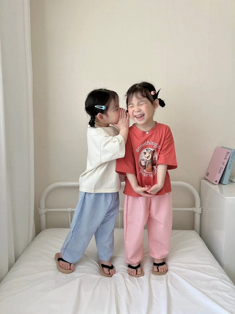 Moran - Korean Children Fashion - #magicofchildhood - Smile Cool Baggy Pants - 9
