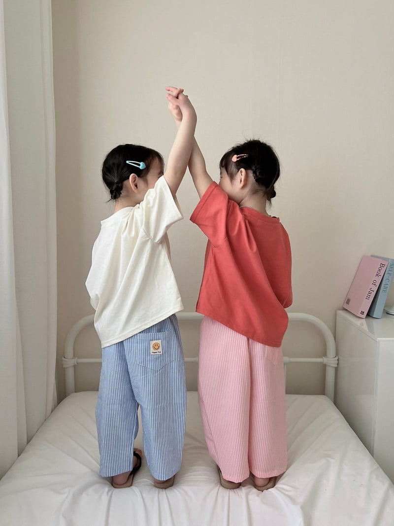Moran - Korean Children Fashion - #minifashionista - Smile Cool Baggy Pants - 10