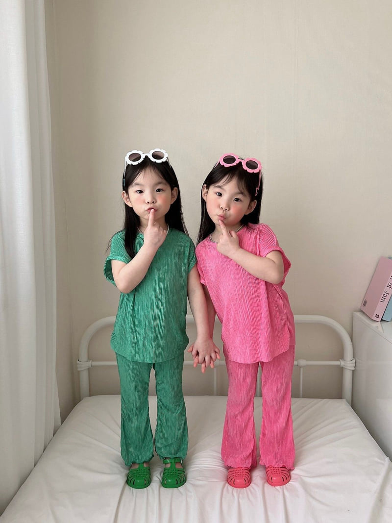 Moran - Korean Children Fashion - #minifashionista - Vivid Bootcut Set - 6