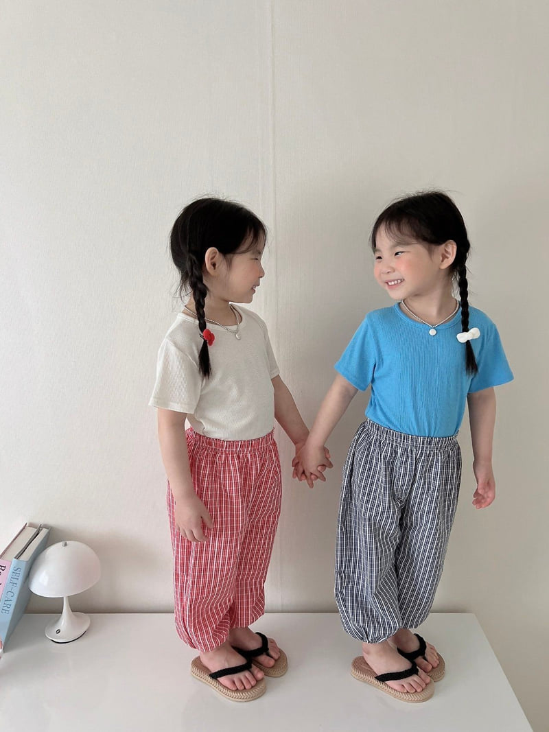 Moran - Korean Children Fashion - #prettylittlegirls - Tartan Check Pants - 2