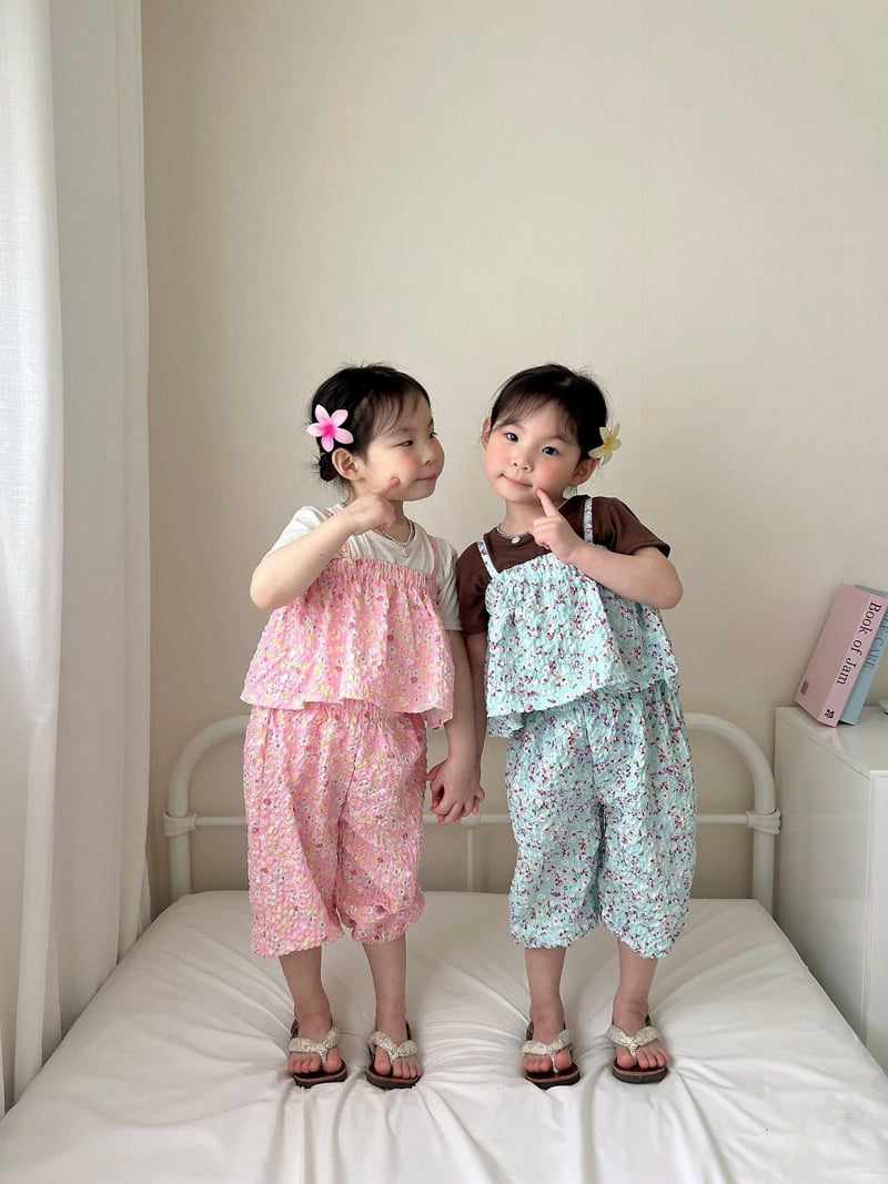 Moran - Korean Children Fashion - #prettylittlegirls - Cloud Flower Bustier - 10
