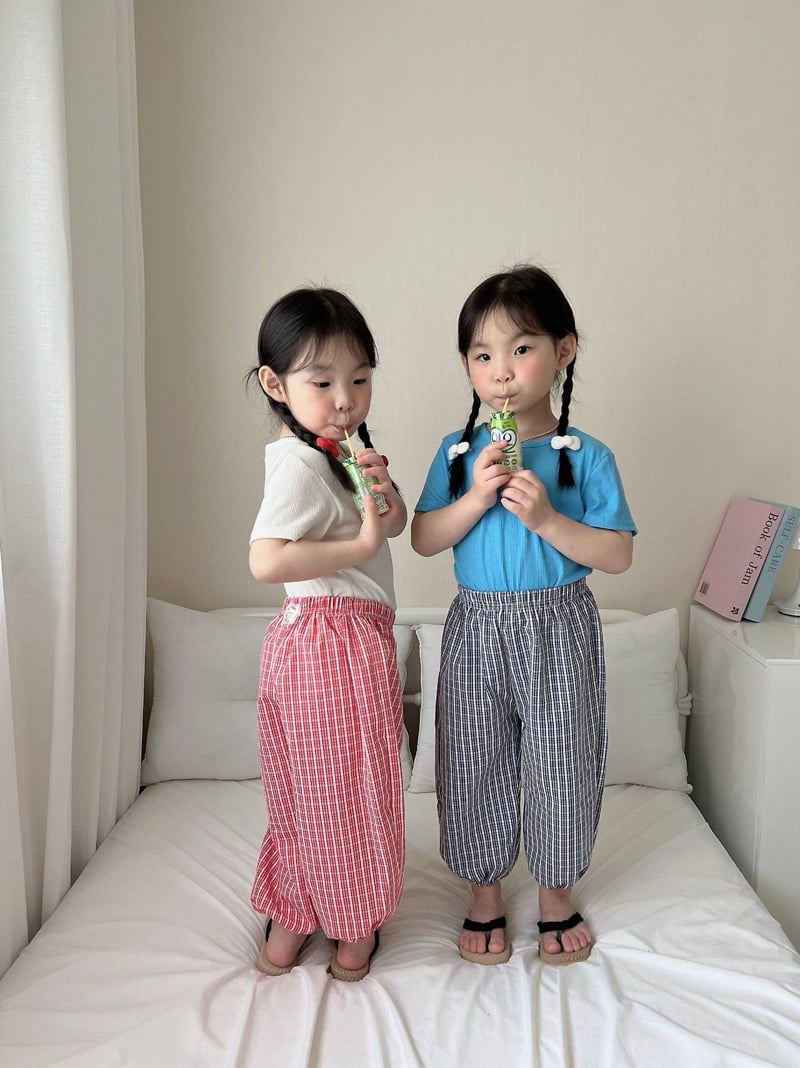 Moran - Korean Children Fashion - #stylishchildhood - Tartan Check Pants - 5