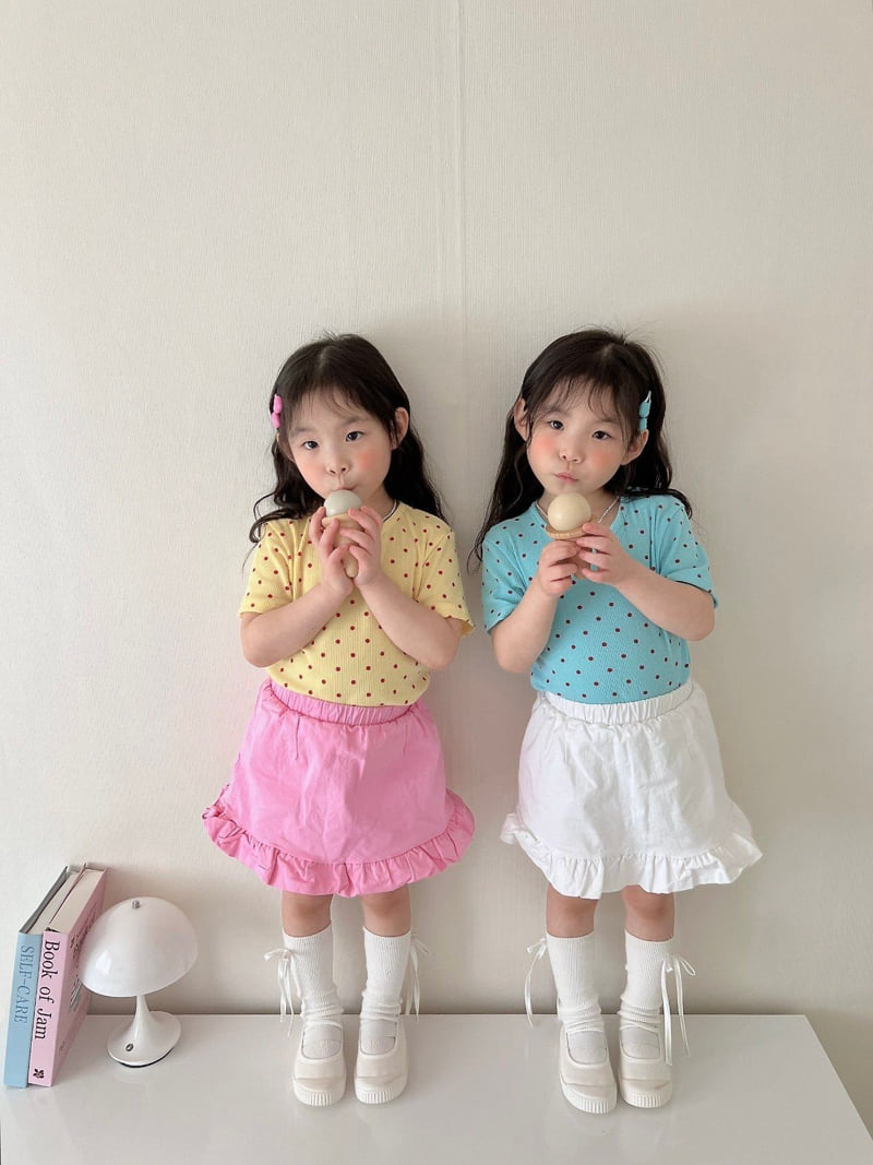 Moran - Korean Children Fashion - #todddlerfashion - Sugar Dot Tee - 2