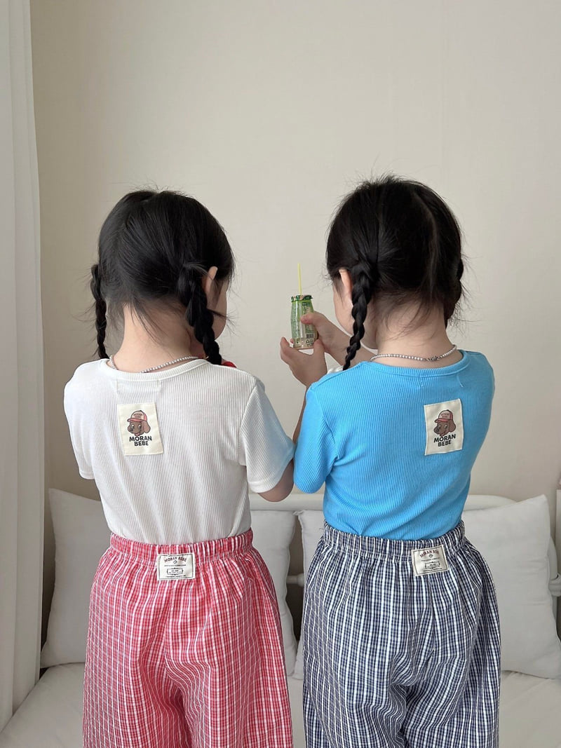 Moran - Korean Children Fashion - #todddlerfashion - Tartan Check Pants - 4