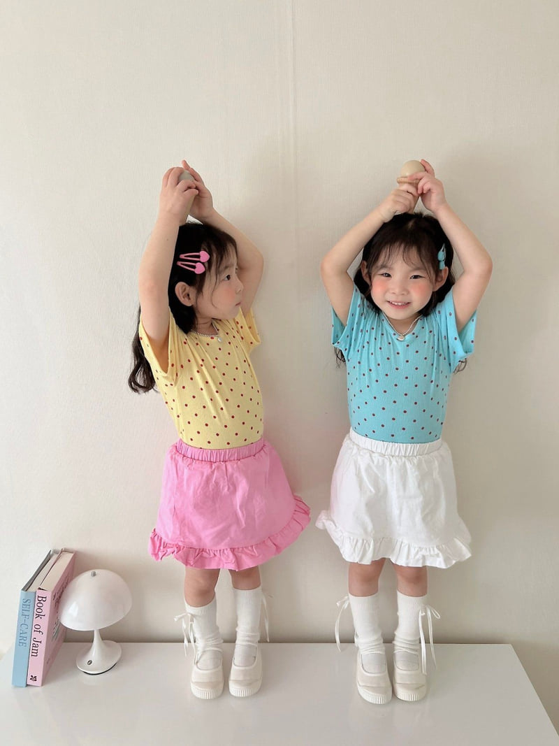 Moran - Korean Children Fashion - #toddlerclothing - Sugar Dot Tee - 3