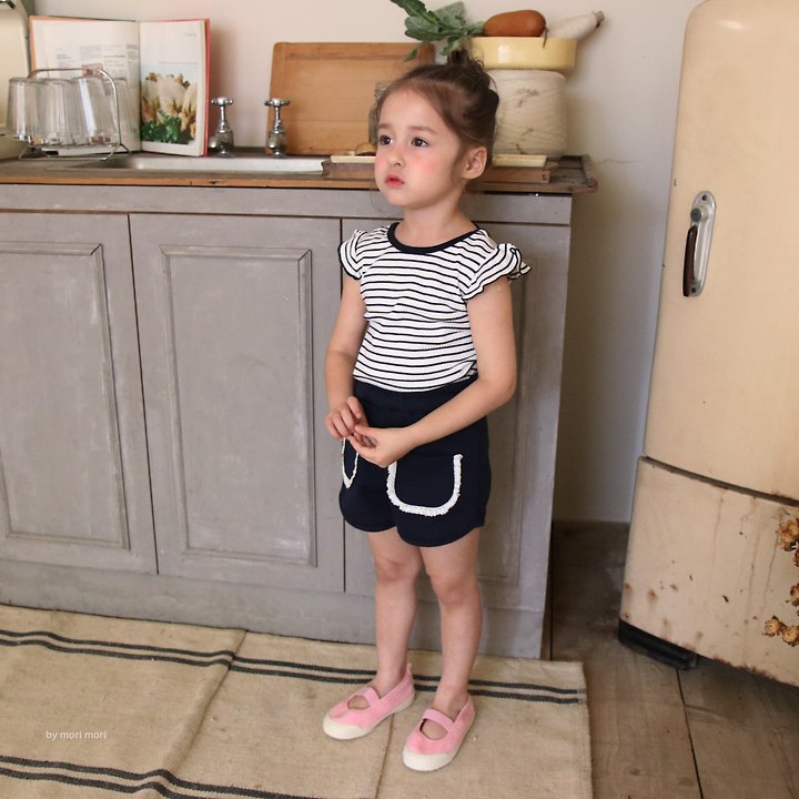 Mori Mori - Korean Children Fashion - #Kfashion4kids - Striped Ribbon Sleeveless Top - 12
