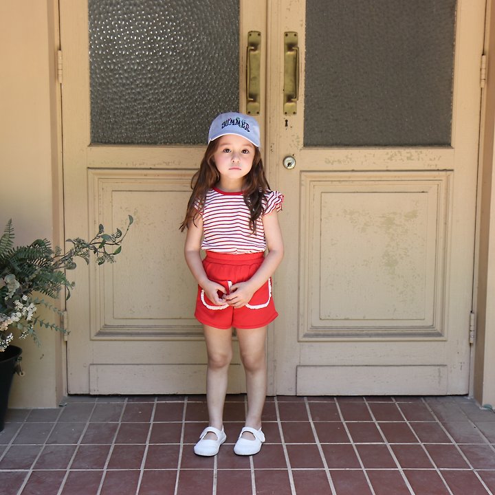 Mori Mori - Korean Children Fashion - #childrensboutique - Striped Ribbon Sleeveless Top - 5
