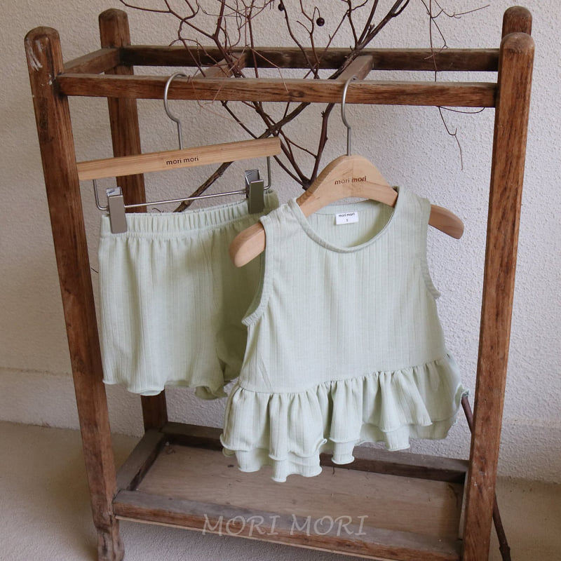Mori Mori - Korean Children Fashion - #kidsshorts - Ice Knit Set - 2