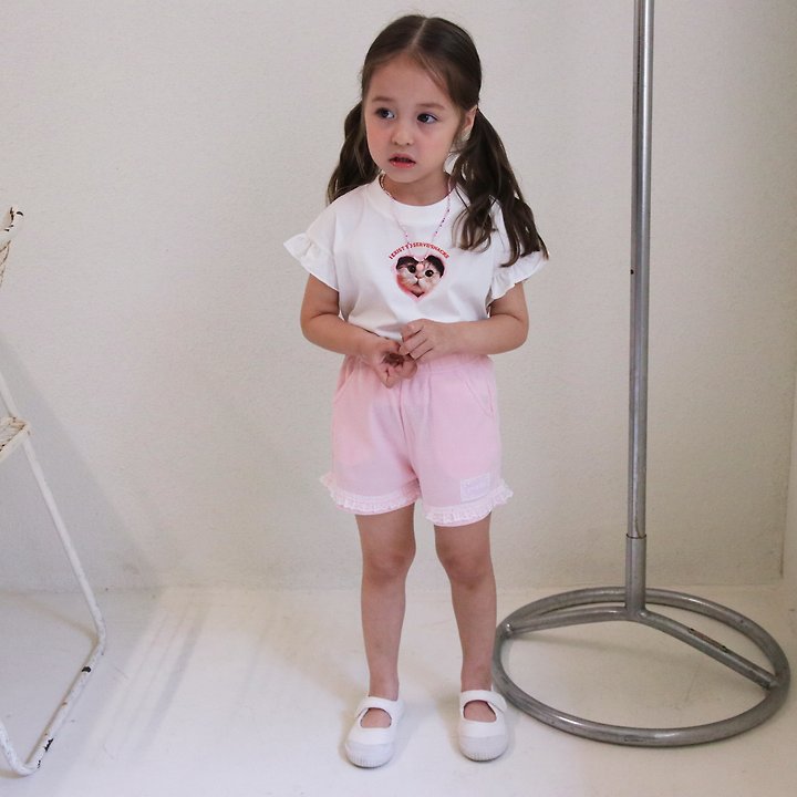 Mori Mori - Korean Children Fashion - #kidsshorts - Cat Tee - 11