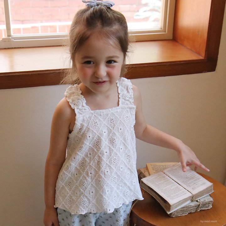 Mori Mori - Korean Children Fashion - #kidsstore - Dia Sleeveless Top - 2