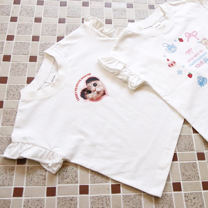 Mori Mori - Korean Children Fashion - #minifashionista - Cat Tee