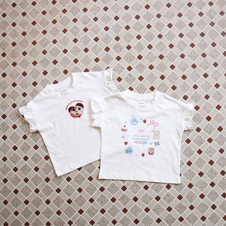 Mori Mori - Korean Children Fashion - #prettylittlegirls - Cat Tee - 2