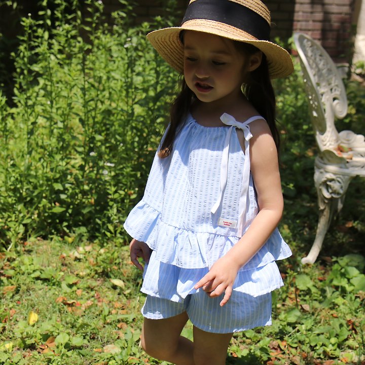Mori Mori - Korean Children Fashion - #toddlerclothing - Dudu Tiered Pants - 8
