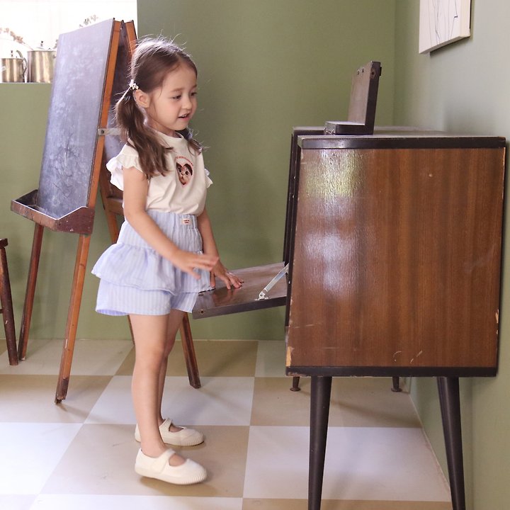 Mori Mori - Korean Children Fashion - #todddlerfashion - Cat Tee - 4