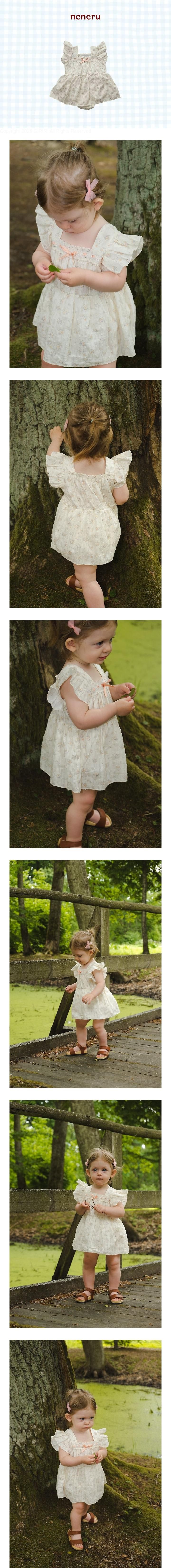 Neneru - Korean Baby Fashion - #babygirlfashion - Flutter Suit - 2