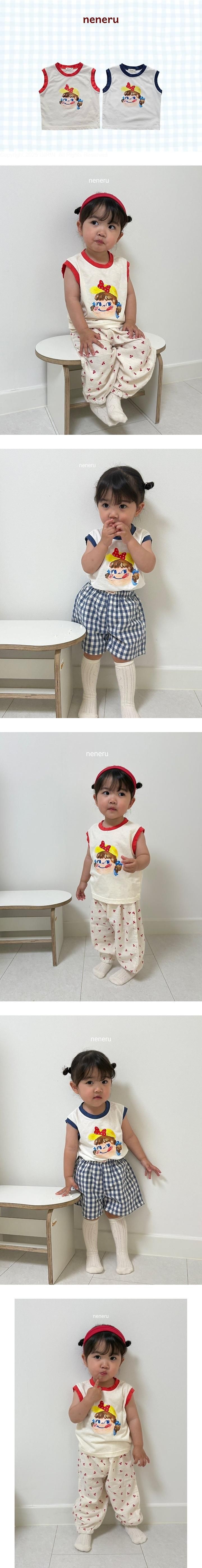 Neneru - Korean Baby Fashion - #babyootd - Bobo Sleeveless Top - 2
