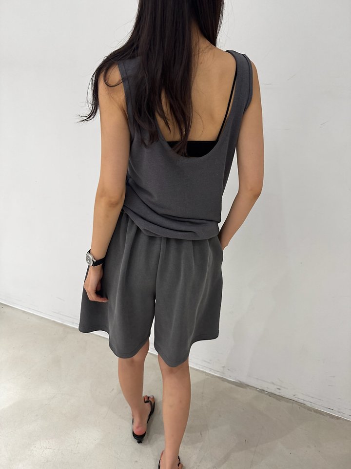 Neroli36 - Korean Women Fashion - #thelittlethings - Pigment-Dyed Half Pants - 4