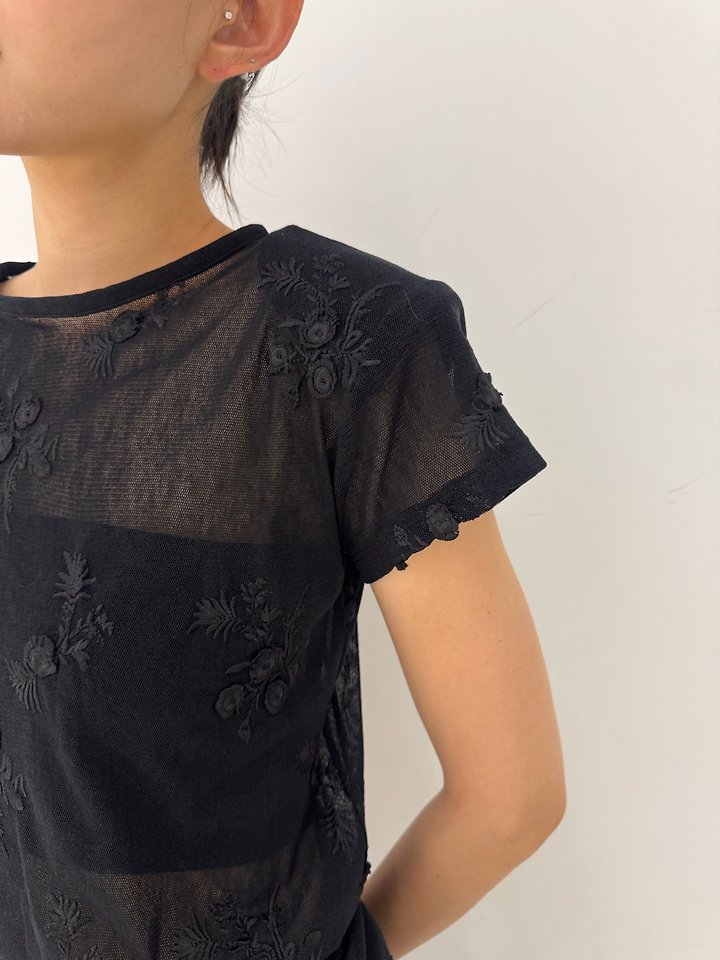 Neroli36 - Korean Women Fashion - #momslook - H Daisy Embroidered Cardigan - 5
