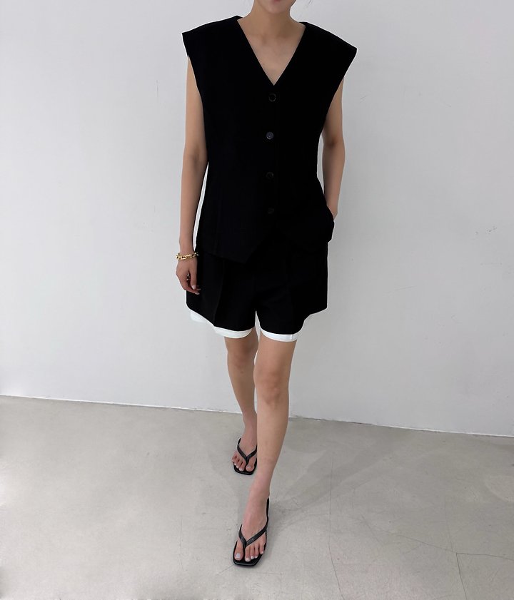 Neroli36 - Korean Women Fashion - #momslook - H Lara Vest - 12