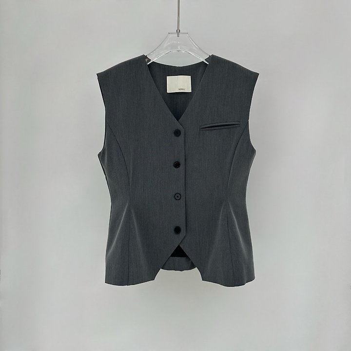 Neroli36 - Korean Women Fashion - #momslook - H Lara Vest - 2