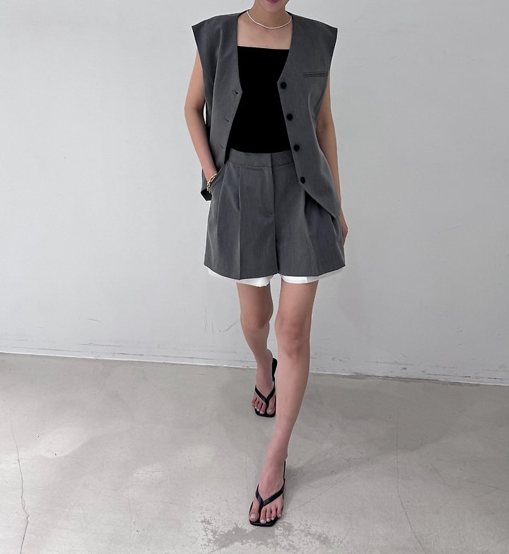 Neroli36 - Korean Women Fashion - #momslook - H Lara Vest - 6