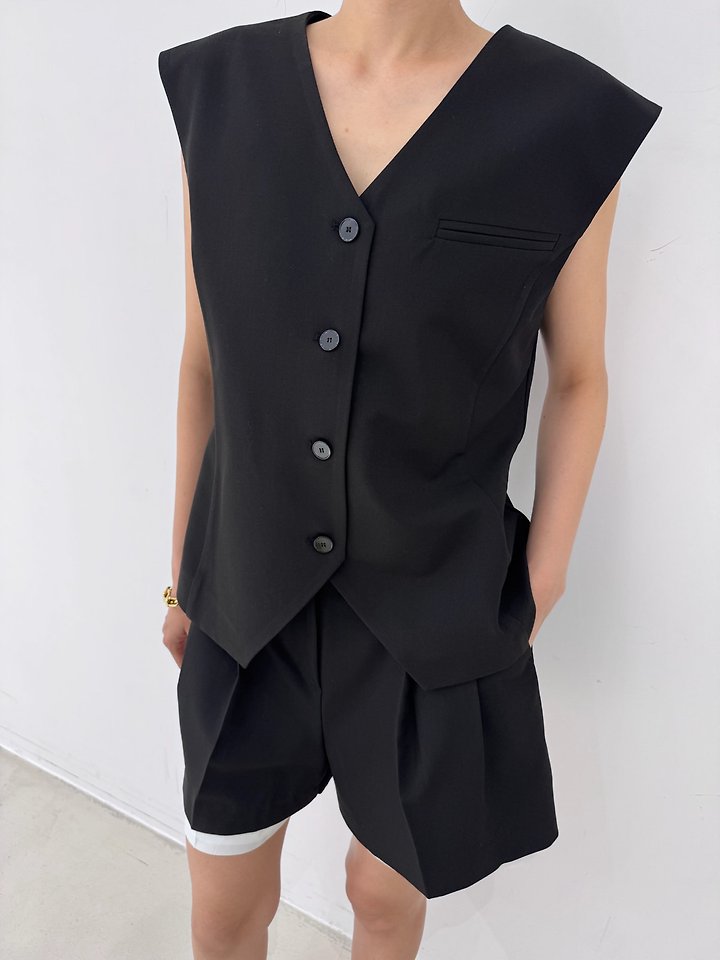 Neroli36 - Korean Women Fashion - #momslook - H Lara Vest - 8