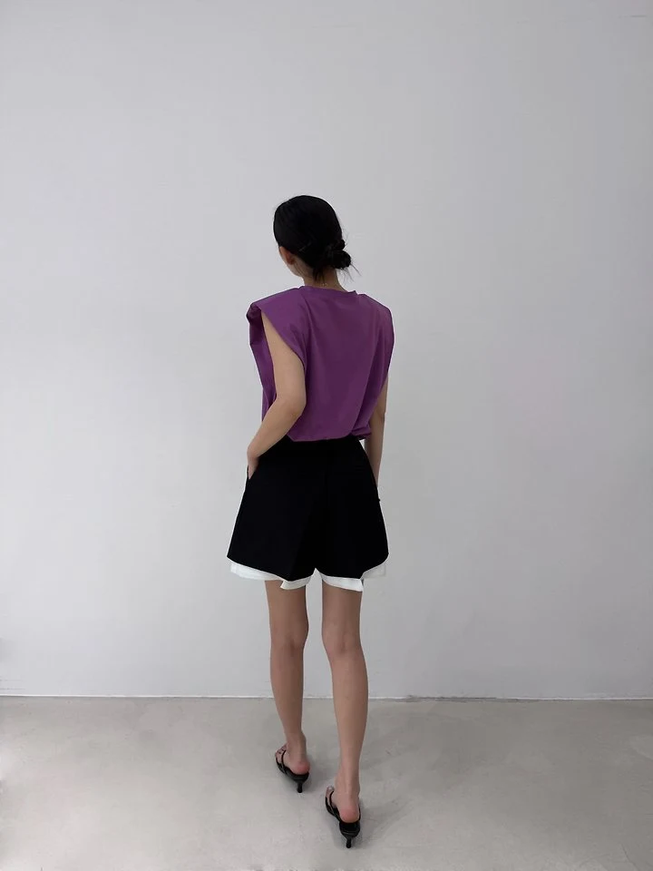 Neroli36 - Korean Women Fashion - #momslook - Retro Pleated Shorts - 11