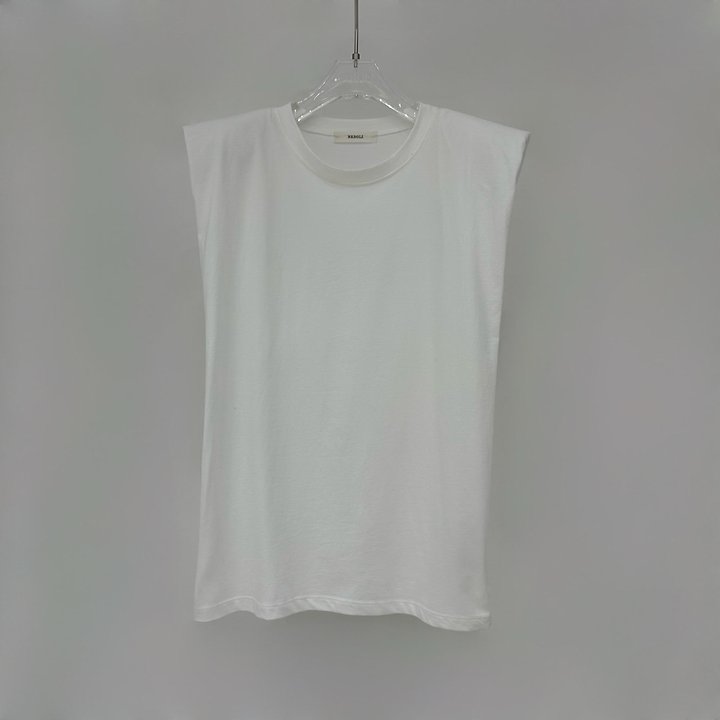 Neroli36 - Korean Women Fashion - #momslook - More Padded Tee - 2
