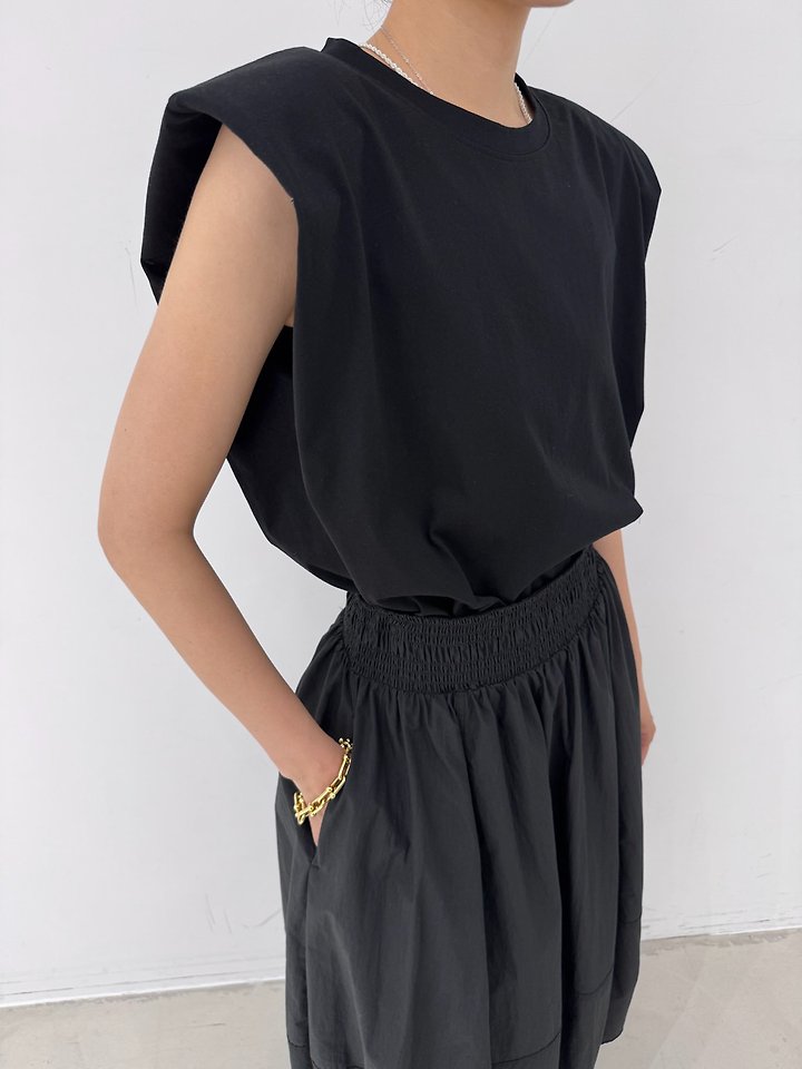 Neroli36 - Korean Women Fashion - #momslook - More Padded Tee - 8