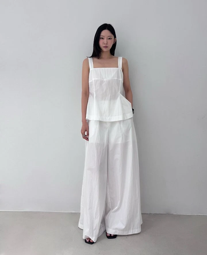 Neroli36 - Korean Women Fashion - #momslook - H Pale Pants - 5