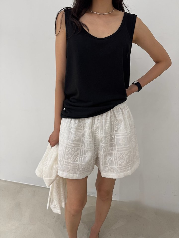 Neroli36 - Korean Women Fashion - #womensfashion - H Baguette Shorts - 7