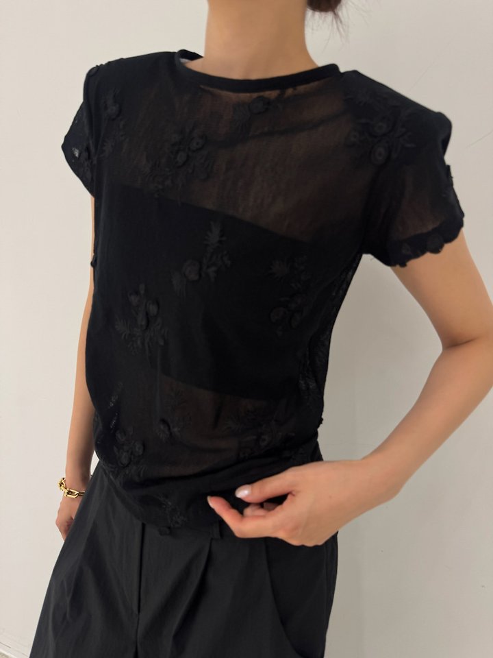 Neroli36 - Korean Women Fashion - #womensfashion - H Daisy Embroidered Cardigan - 6