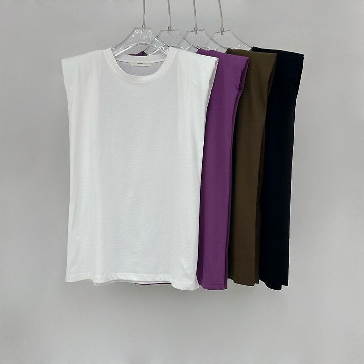 Neroli36 - Korean Women Fashion - #womensfashion - More Padded Tee