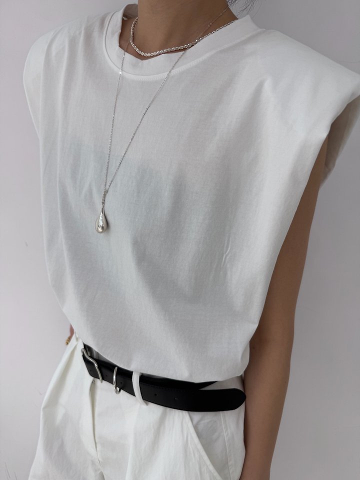 Neroli36 - Korean Women Fashion - #womensfashion - More Padded Tee - 11