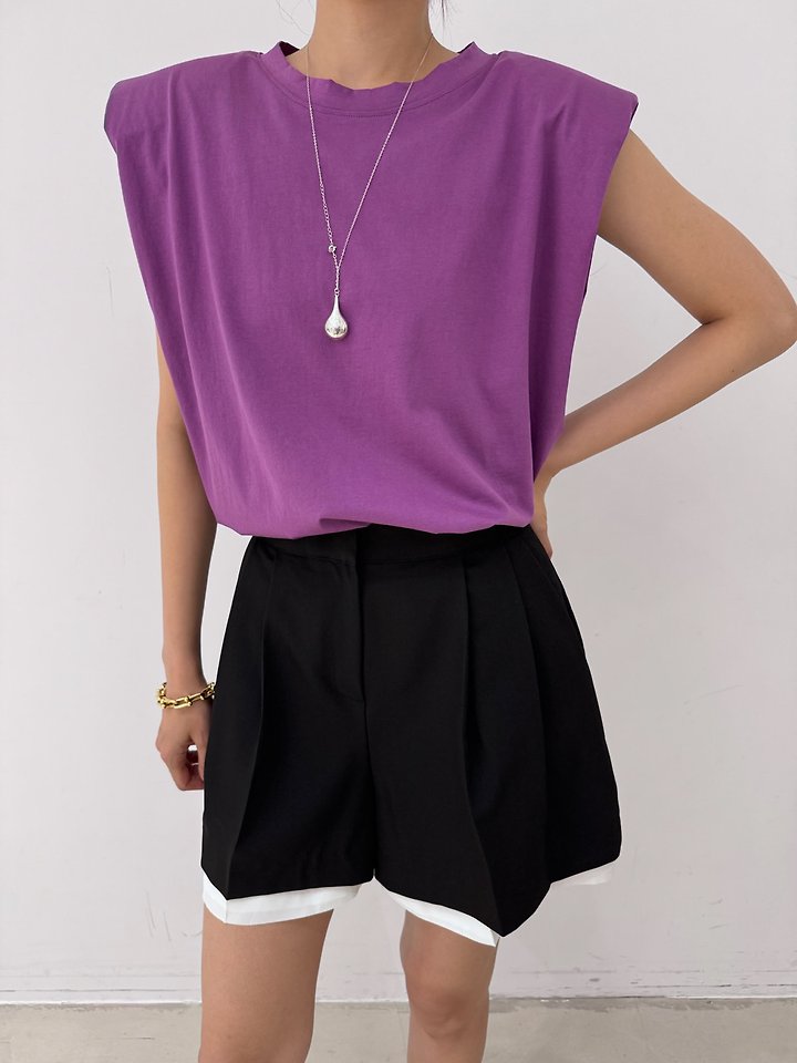 Neroli36 - Korean Women Fashion - #womensfashion - More Padded Tee - 5