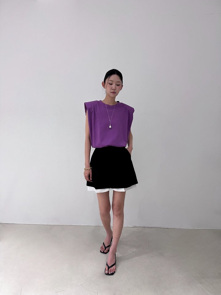 Neroli36 - Korean Women Fashion - #womensfashion - More Padded Tee - 7