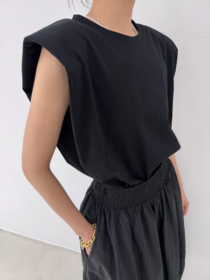 Neroli36 - Korean Women Fashion - #womensfashion - More Padded Tee - 9
