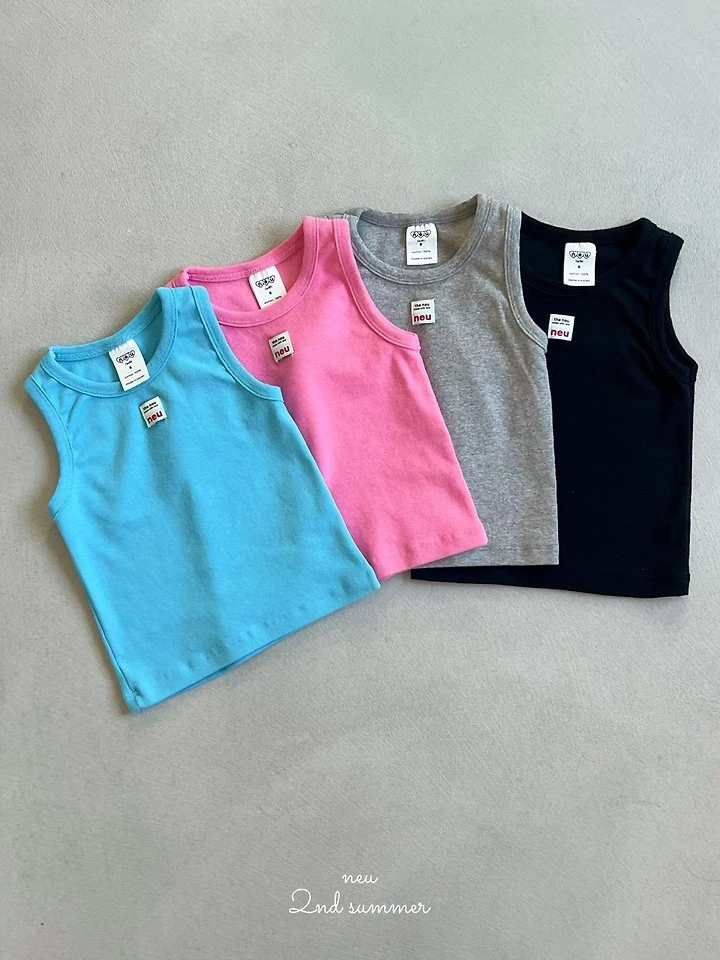 Neu - Korean Baby Fashion - #babyoninstagram - Fitted Sleeveless Top