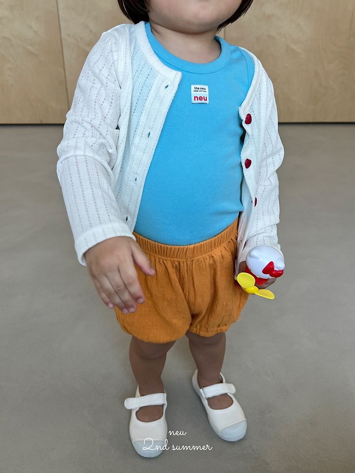Neu - Korean Baby Fashion - #babywear - Heart Eyelet Cardigan - 8