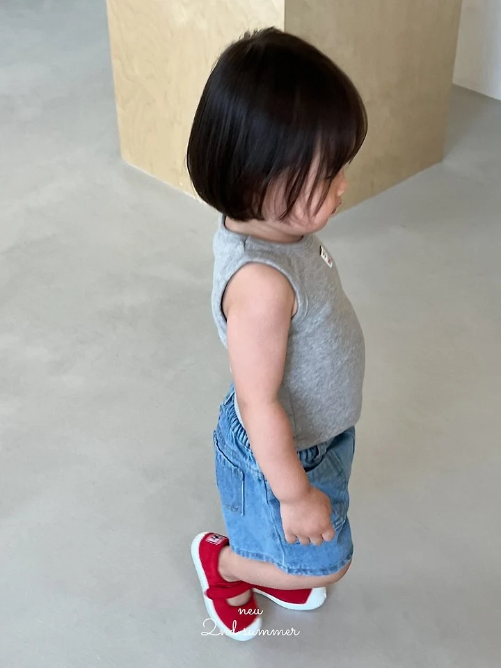 Neu - Korean Baby Fashion - #babywear - Fitted Sleeveless Top - 5