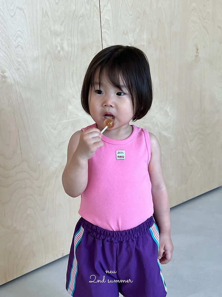 Neu - Korean Baby Fashion - #onlinebabyshop - Fitted Sleeveless Top - 7