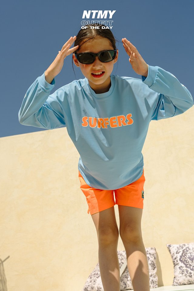 Nice To Meet You - Korean Children Fashion - #prettylittlegirls - Surfer Rash Guard - 4