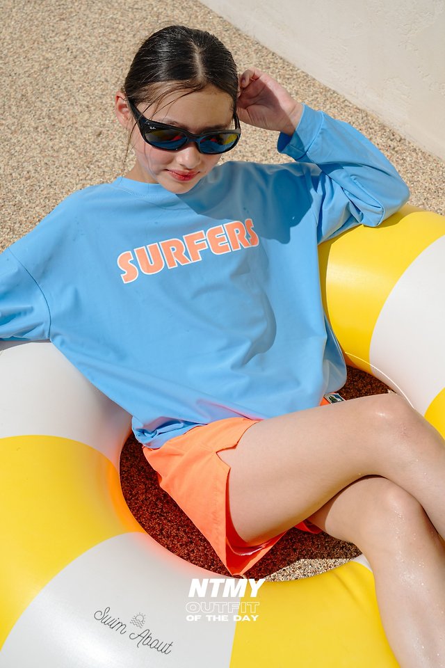 Nice To Meet You - Korean Children Fashion - #childofig - Surfer Rash Guard - 5