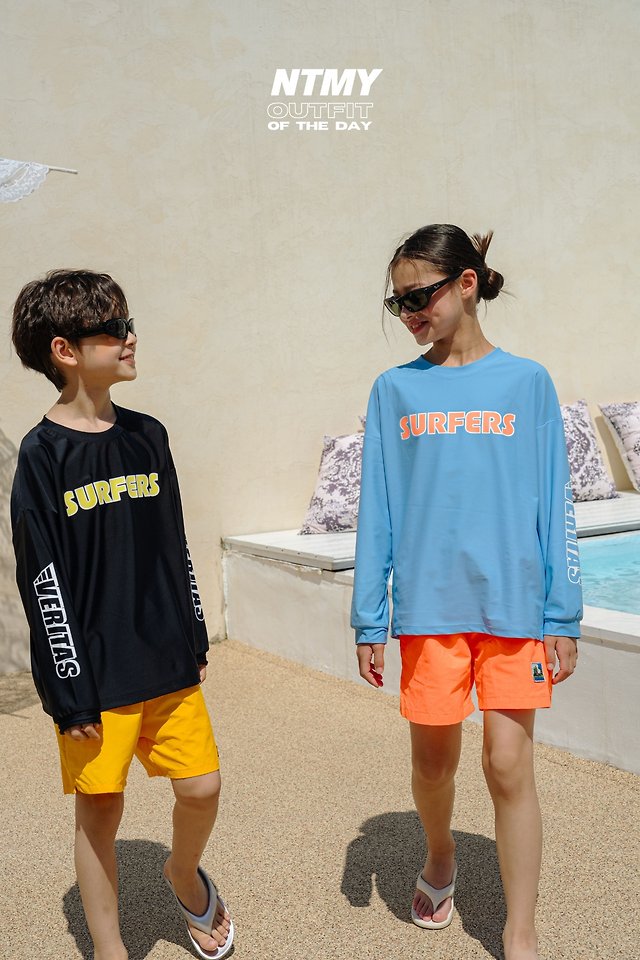 Nice To Meet You - Korean Children Fashion - #designkidswear - Surfer Rash Guard - 7