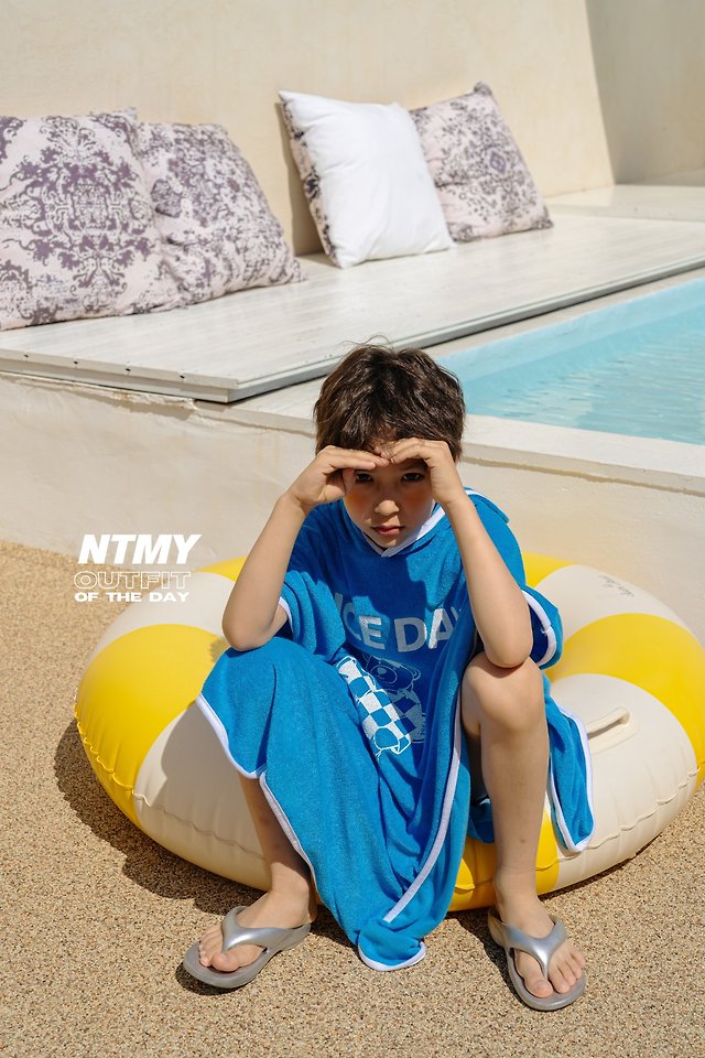 Nice To Meet You - Korean Children Fashion - #discoveringself - Nice Terry Poncho - 5