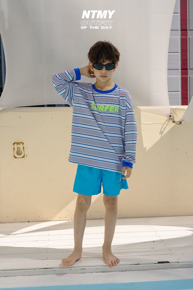 Nice To Meet You - Korean Children Fashion - #fashionkids - Ocean Swim Pants - 10
