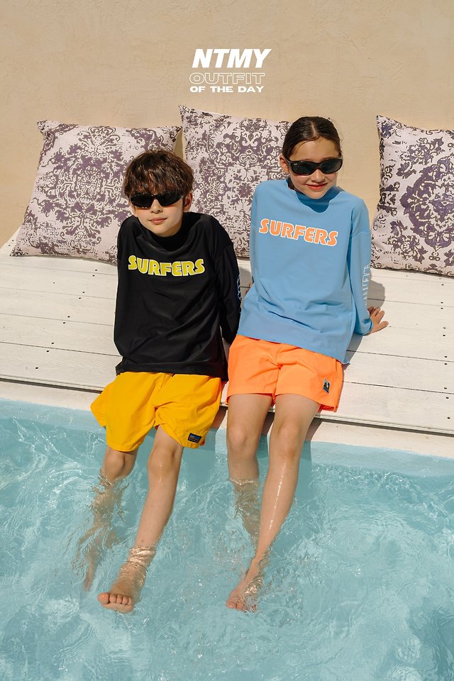 Nice To Meet You - Korean Children Fashion - #kidsshorts - Surfer Rash Guard - 10