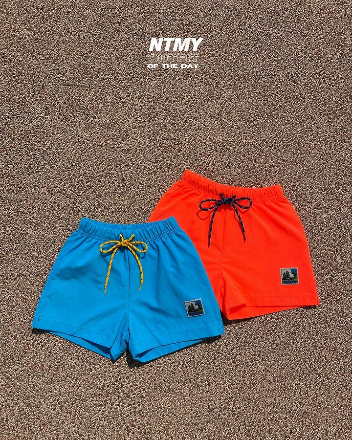 Nice To Meet You - Korean Children Fashion - #kidsstore - Ocean Swim Pants - 12